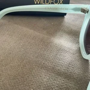 Wildfox Classic Deluxe Sunglasses Mint Blue Green Wildfox Blue Sunglasses for Women for sale | eBay main image 4